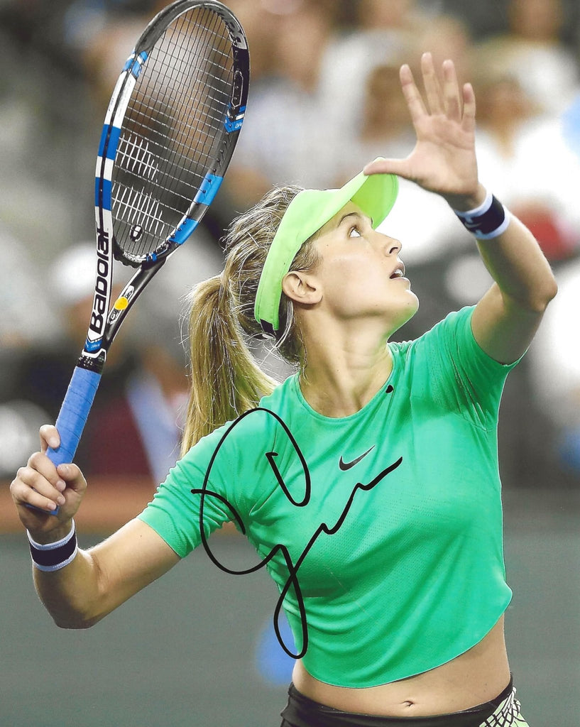 Genie Bouchard signed Tennis 8x10 photo proof COA autographed