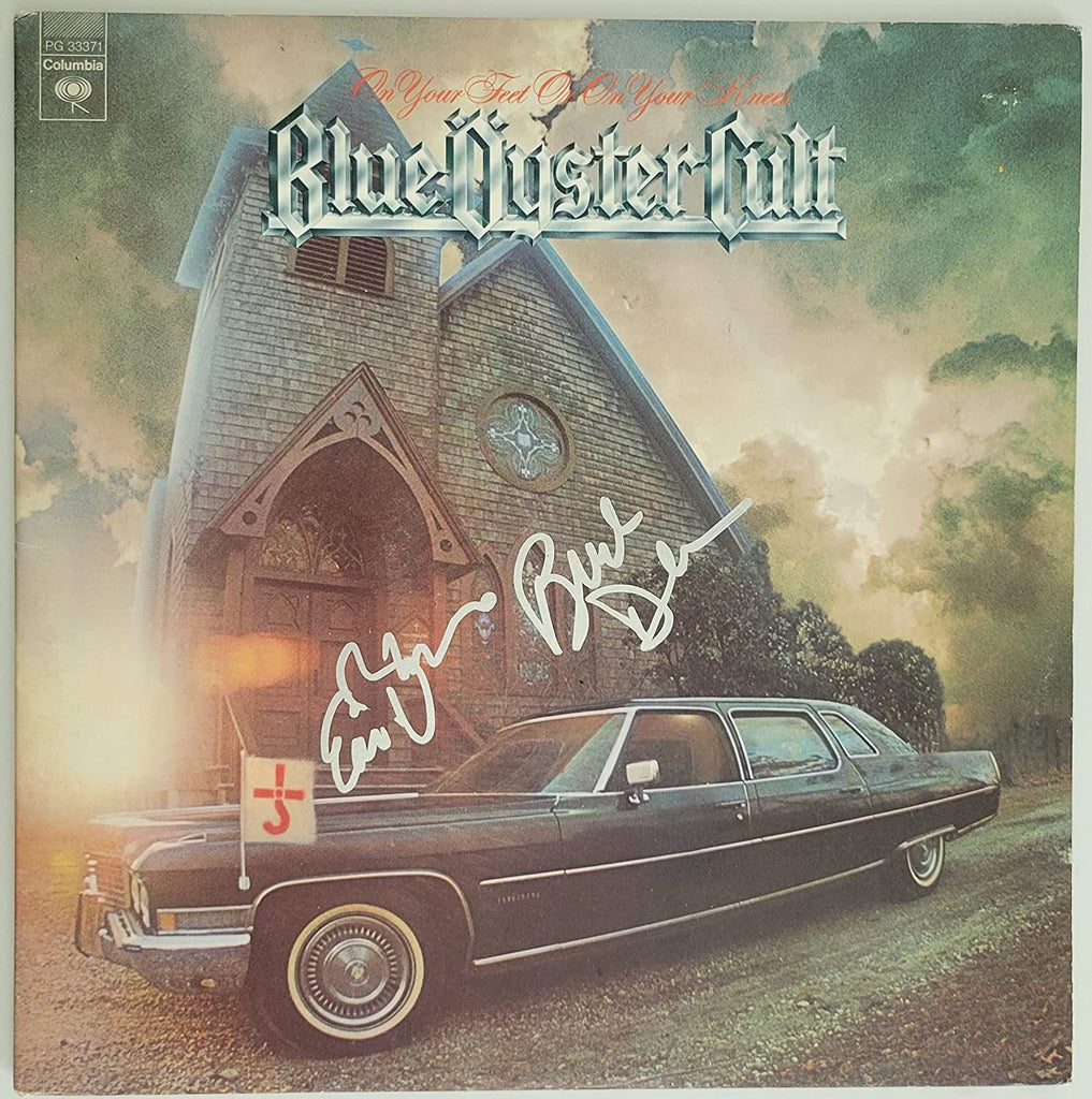 Buck Dharma Eric Bloom signed Blue Oyster Cult album COA exact proof autographed STAR.