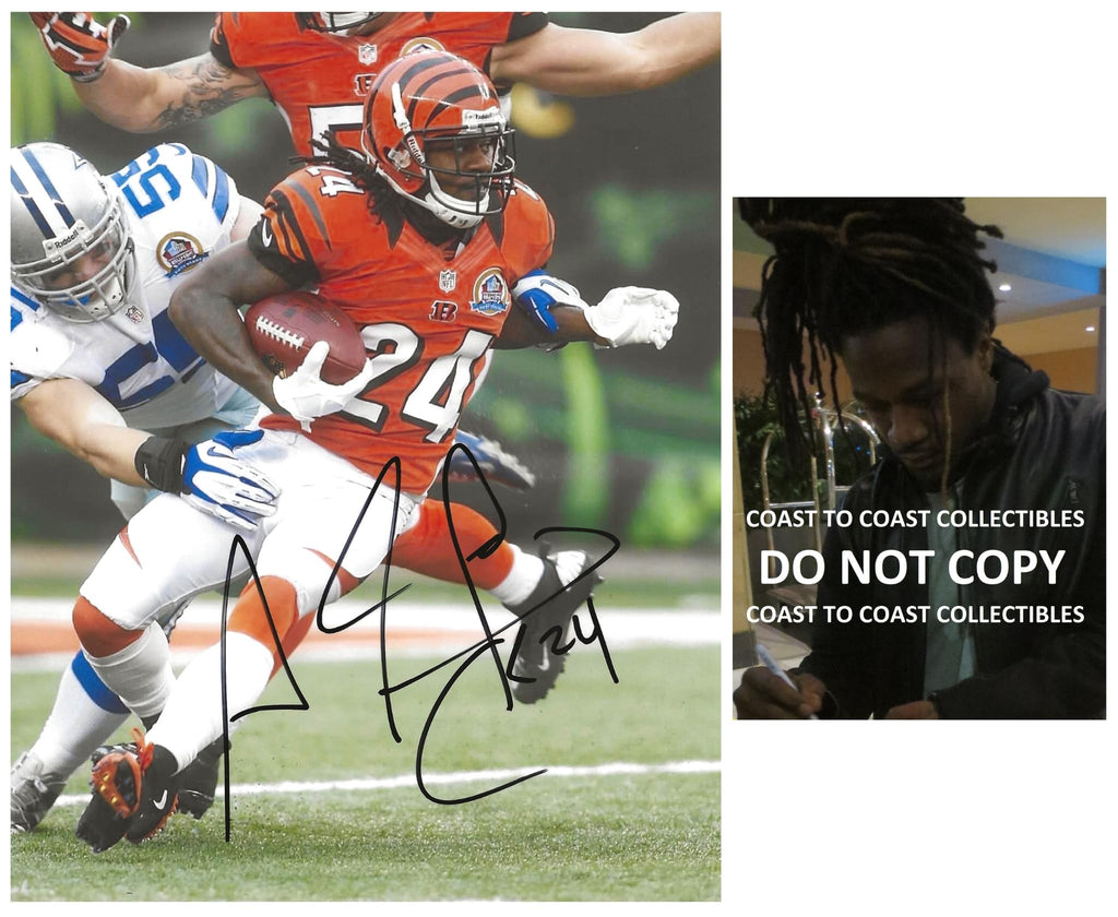 Adam Jones Pacman signed Cincinnati Bengals 8x10 photo Proof COA autographed..