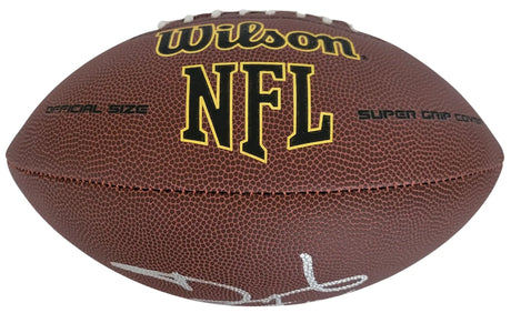 David Tyree Signed Football Proof COA Autographed New York Giants Syracuse