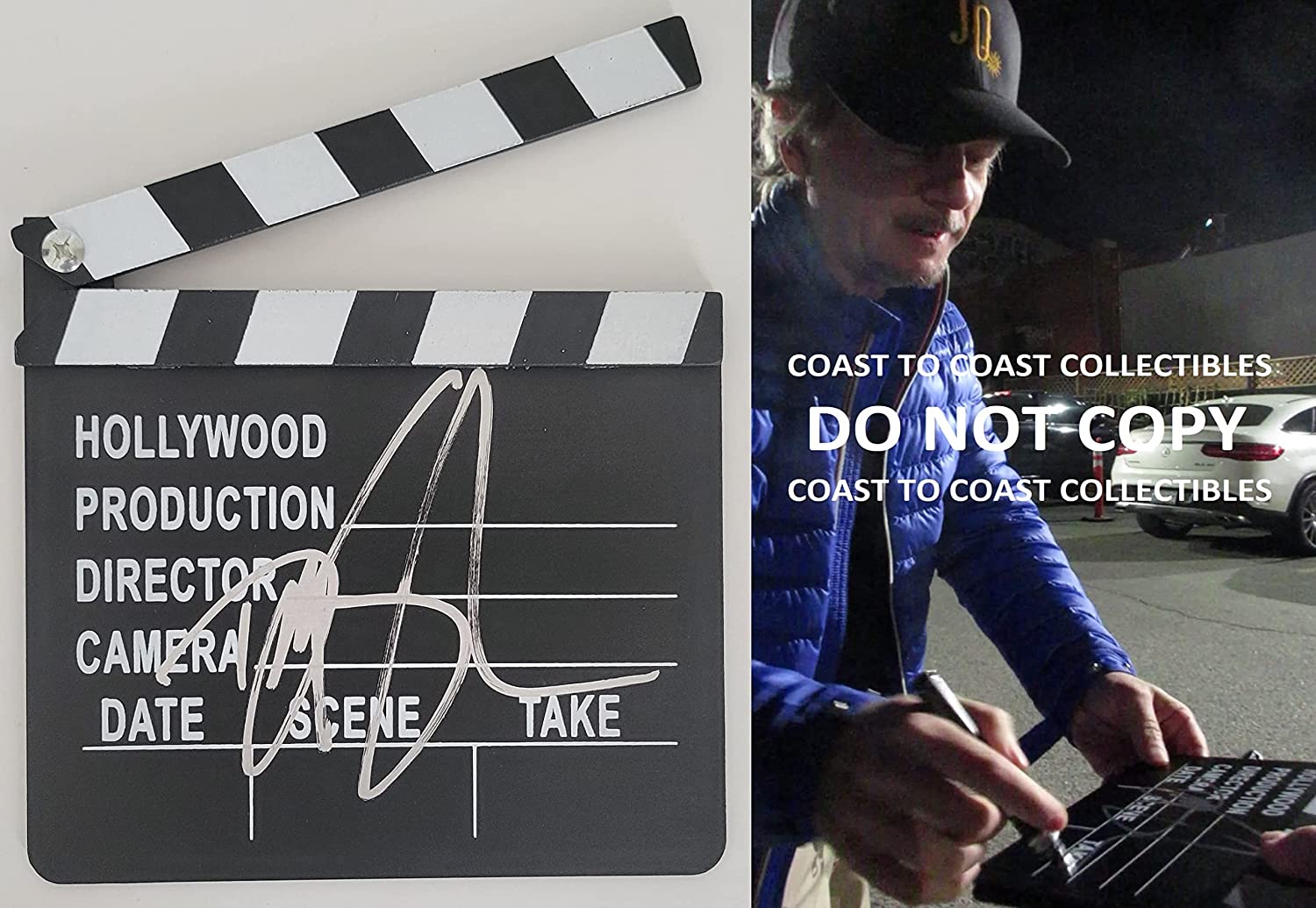 David Spade signed 7x8 Hollywood Clapperboard COA exact Proof autograph Joe Dirt STAR
