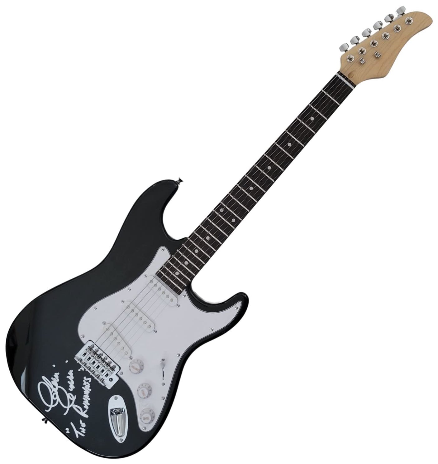Cherie Currie The Runaway signed electric guitar COA proof Cherry Bomb autographed STAR