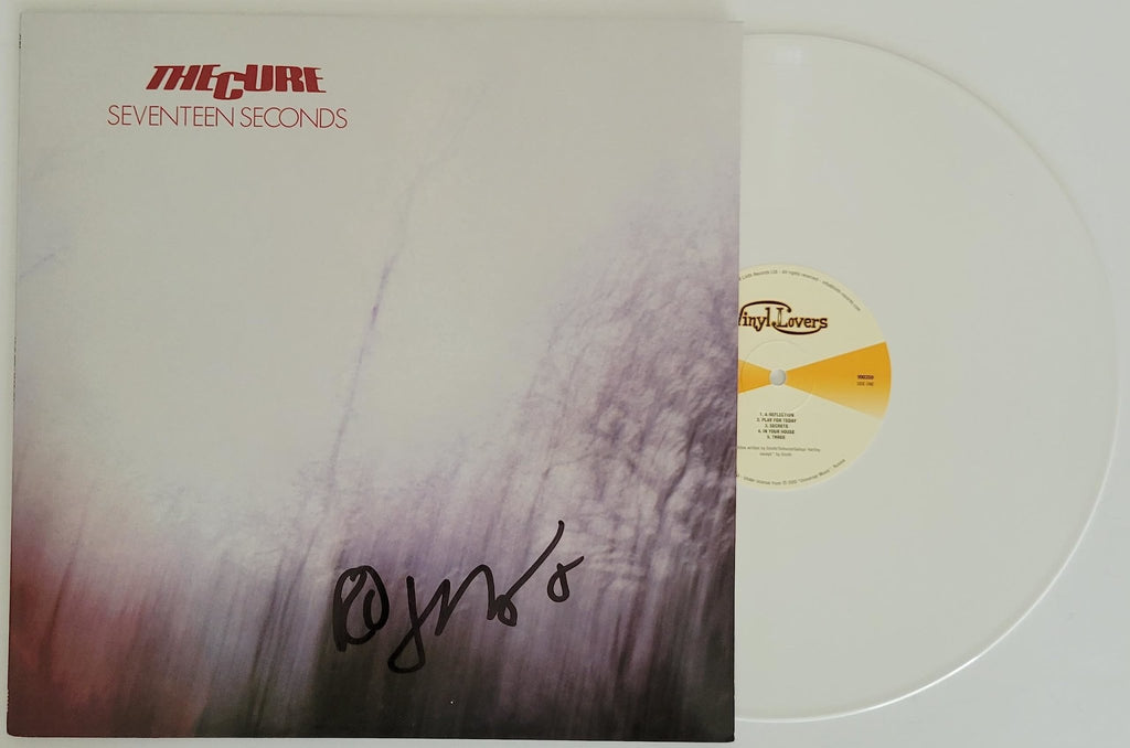 Robert Smith signed The Cure Seventeen Seconds album, Vinyl Record COA proof Star