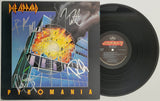 Def Leppard signed Pyromania album COA exact proof Elliott,Allen,Collen,Savage STAR