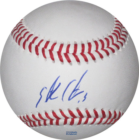 Starlin Castro Nationals Cubs Yankees Marlins signed autographed baseball proof