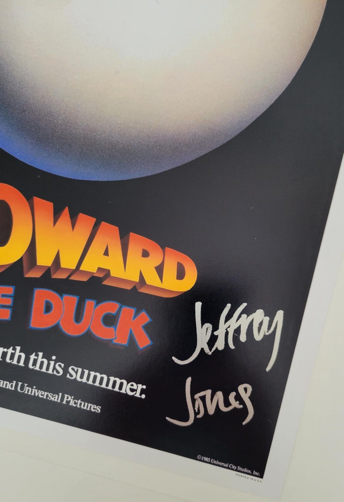 Jeffrey Jones Signed Howard The Duck 12x18 Photo COA Movie Poster Autographed STAR