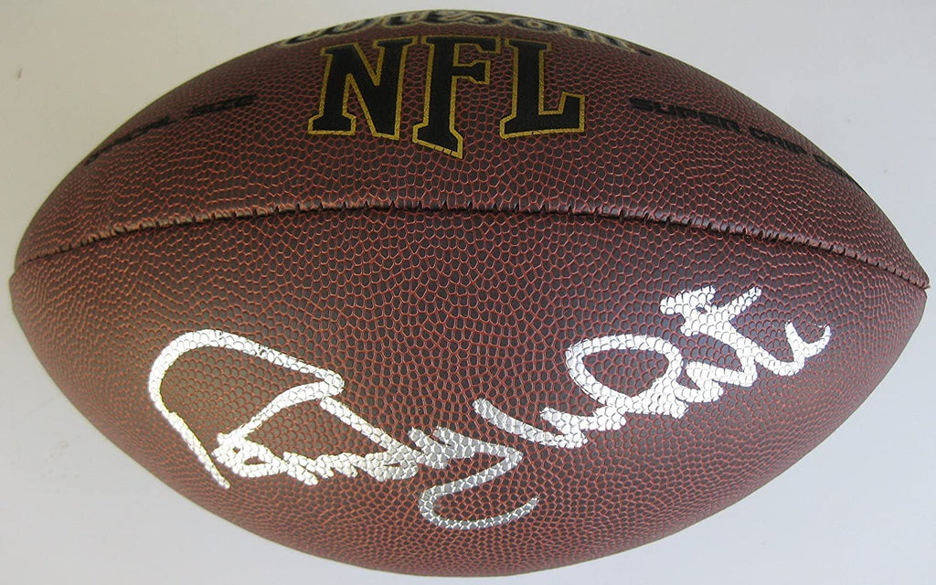 Randy White Cowboys SB MVP signed NFL football proof Beckett COA autographed
