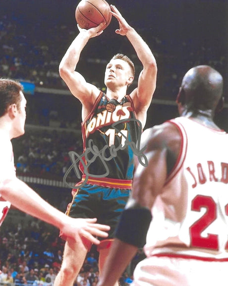 Detlef Schrempf signed Seattle Sonics 8x10 Basketball photo Proof COA autographed...