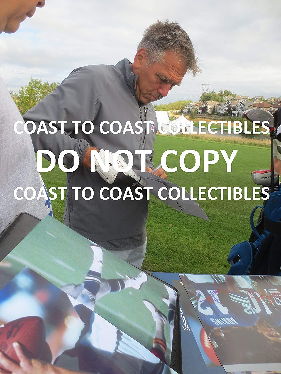 Jim Zorn Seattle Seahawks signed autographed, 8x10 Photo, COA with the proof photo will be included,