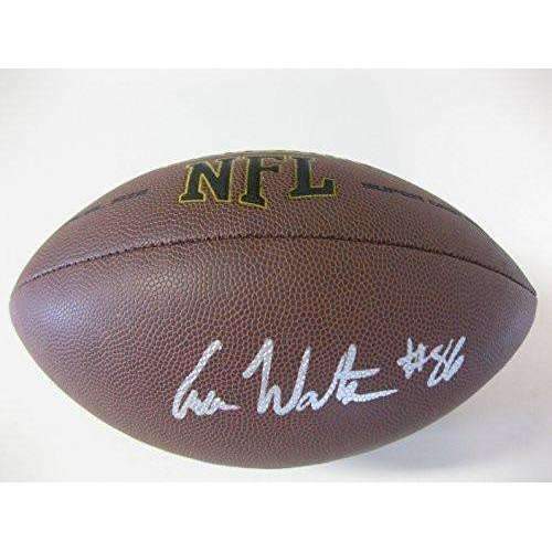 Asa Watson Dallas Cowboys, New England Patriots, NC State signed, autographed football - COA