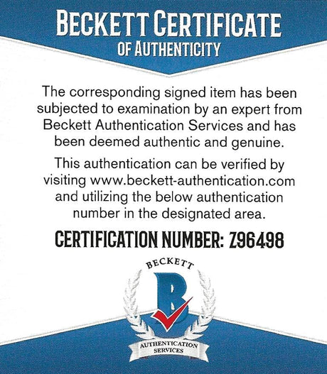 Emmanuel Sanders 49ers Bills Broncos Saints signed football proof Beckett COA