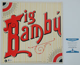 Cheech and Chong signed Big Bambu album Vinyl Record W/paper proof Beckett COA autograph STAR