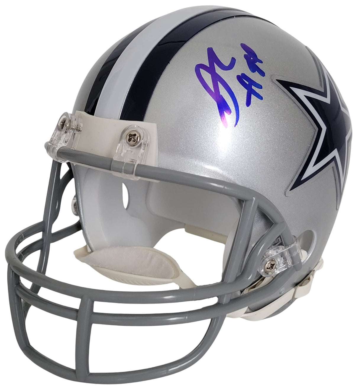 DeMarcus Ware signed Dallas Cowboys mini football helmet proof COA autographed