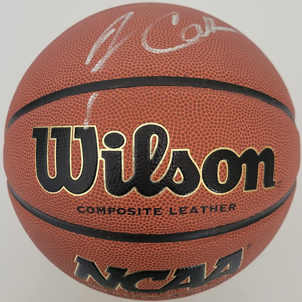 Jim Calhoun UConn Huskies Saint Joseph signed autographed NCAA basketball proof Beckett COA