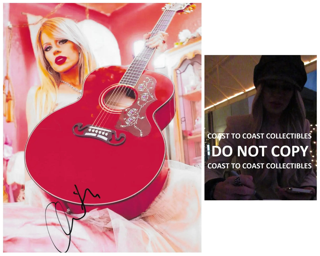 Orianthi Panagaris Guitarist signed 8x10 photo COA Proof autographed (Michael Jackson) STAR