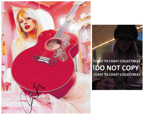 Orianthi Panagaris Guitarist signed 8x10 photo COA Proof autographed (Michael Jackson) STAR