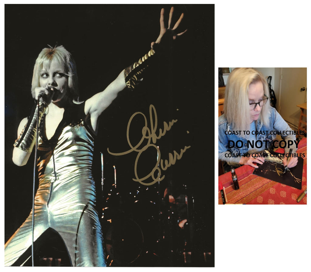 Cherie Currie The Runaways singer signed 8x10 photo COA proof autographed. STAR