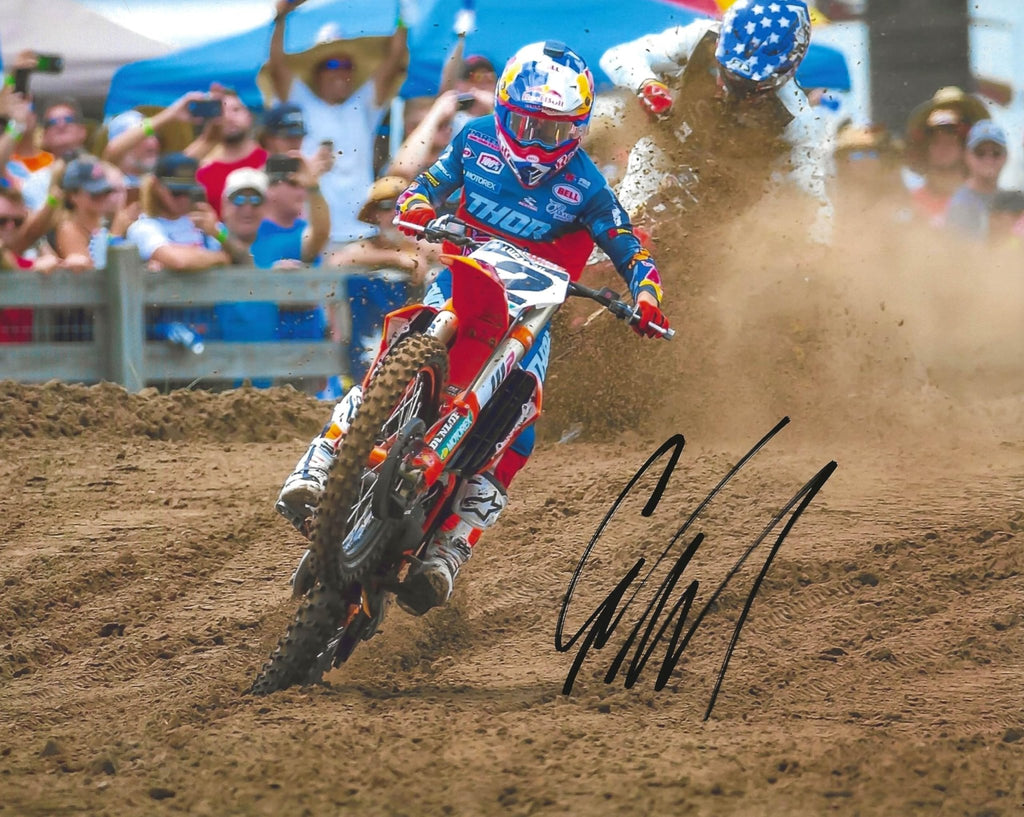Cooper Webb Signed 8x10 Photo COA Proof Autographed Supercross Motocross,