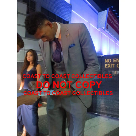 Isaiah Austin, Baylor Bears, Signed, Autographed, 8x10, Photo, a COA with the Proof Photo of Isaiah Signing Will Be Included