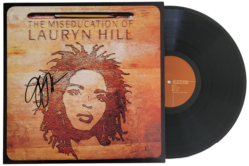 Lauryn Hill Signed The Miseducation Album Proof COA Autographed Vinyl Record