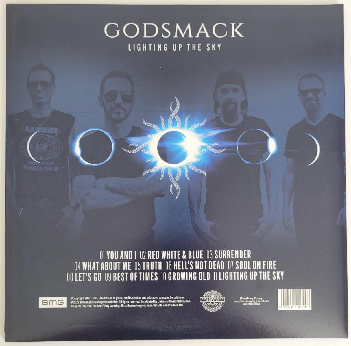 Godsmack Signed Lighting Up the Sky Album Proof COA Autographed Vinyl Record