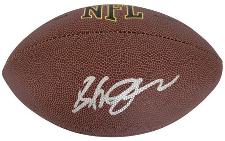 Steven Jackson Signed Football Proof COA Autographed St Louis Rams Oregon State