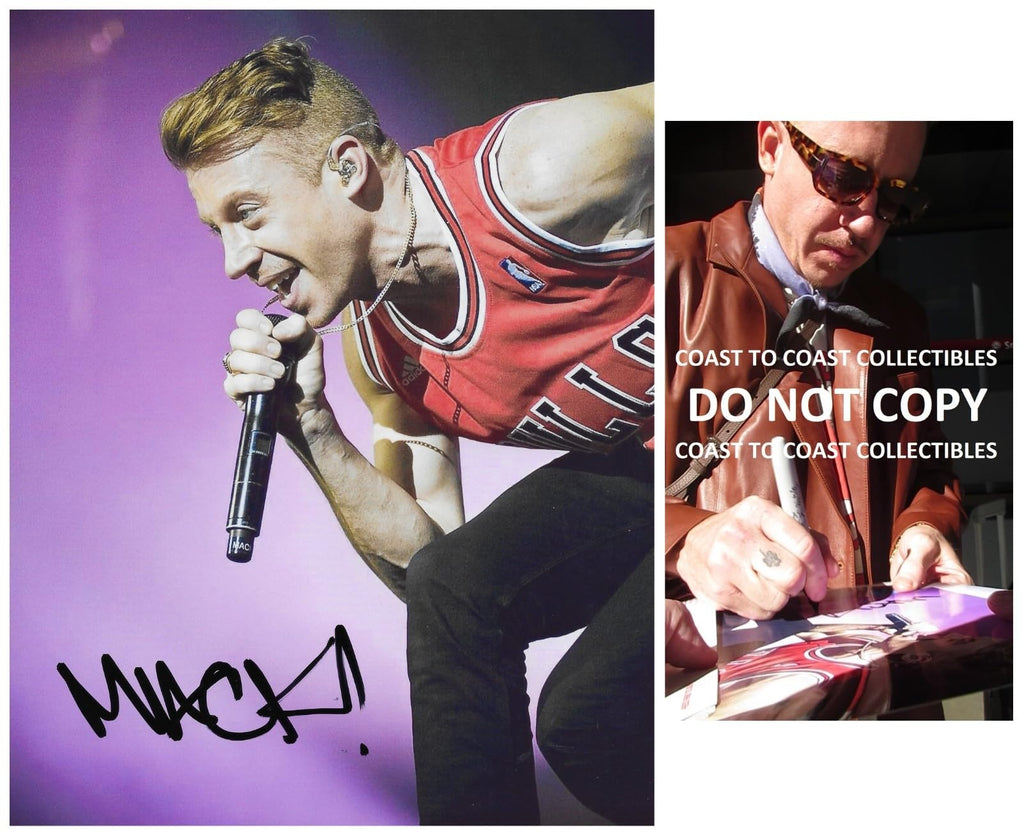 Macklemore Signed 8x10 Photo Proof COA The Heist Rapper autographed.. STAR