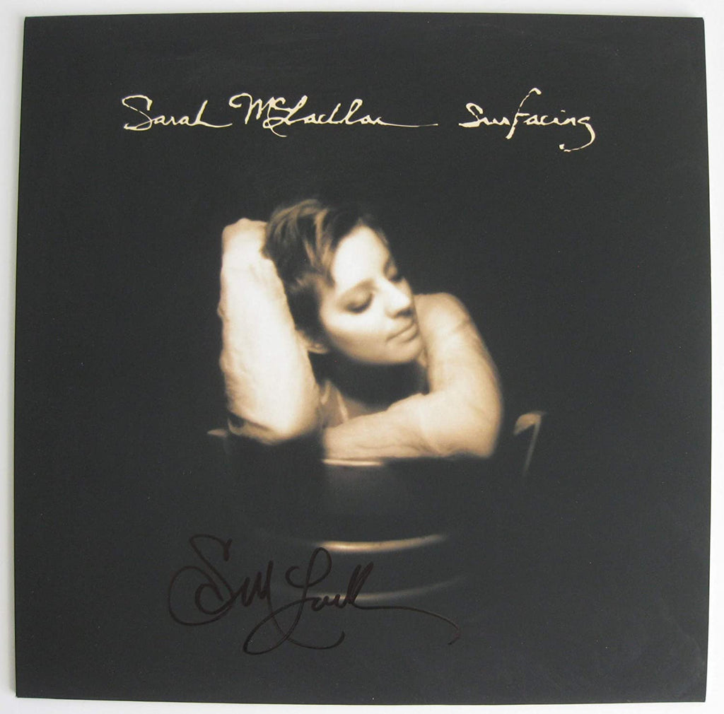 Sarah McLachlan signed autographed Surfacing album vinyl record proof Beckett COA STAR