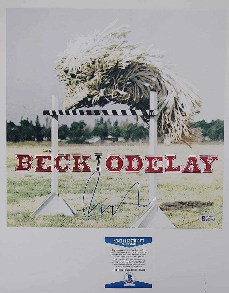 Beck Hansen signed Beck! Odelay 12x12 album photo Proof Beckett COA autograph STAR