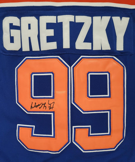 Wayne Gretzky signed Edmonton Oilers Hockey Jersey exact proof COA autographed