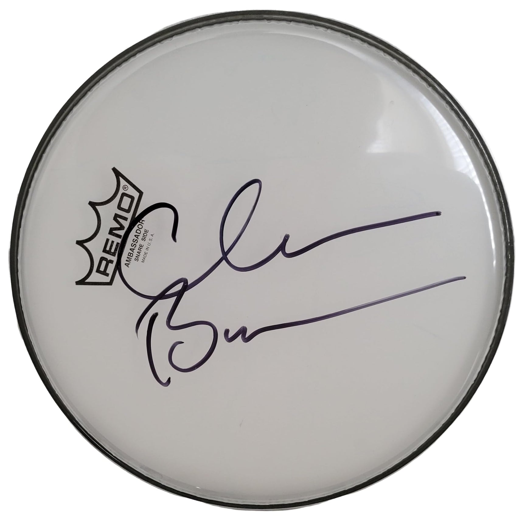 Clem Burke Blondie Drummer signed 10'' Drumhead COA exact proof autographed STAR