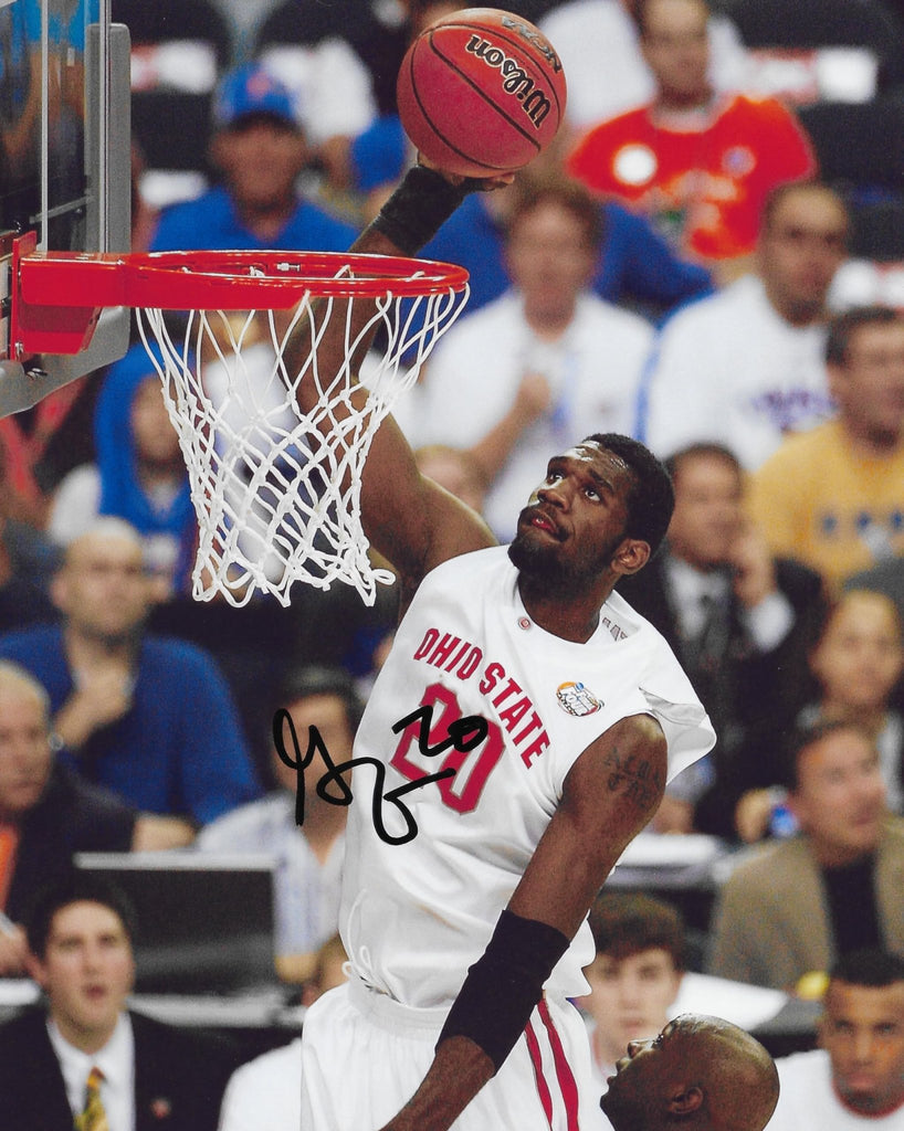 Greg Oden signed Ohio State Buckeyes basketball 8x10 photo proof COA autographed