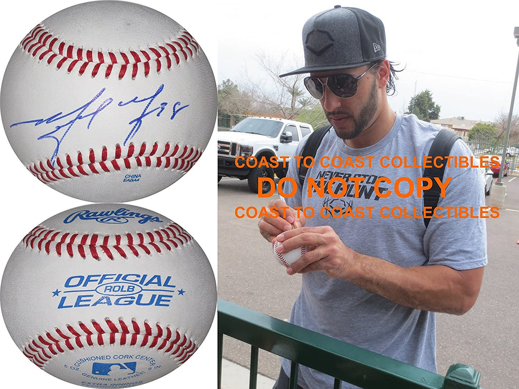 Michael Morse San Francisco Giants Mariners signed autographed baseball proof