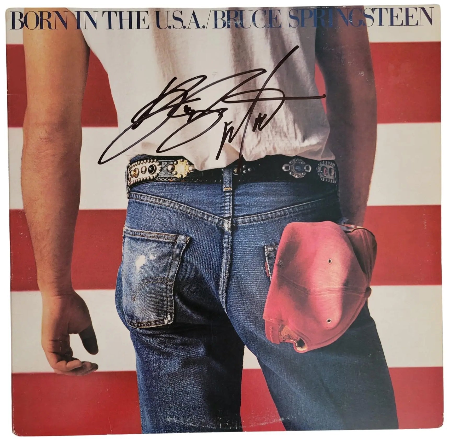 Bruce Springsteen Signed Born In The USA Album COA Proof Autographed Vinyl Record STAR