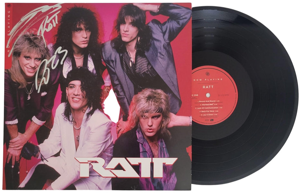 Stephen Pearcy Signed Ratt Now Playing Album Proof Autographed Vinyl Record