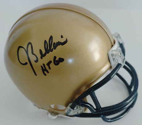 Joe Bellino 1960 Heisman Trophy winner signed autographed Navy mini helmet COA Beckett
