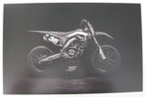 RJ Hampshire, Supercross, Motocross, Signed, Autographed, Honda 11x17 Poster, COA Will Be Included