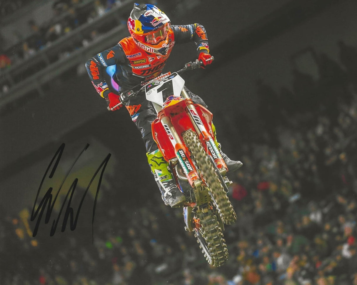 Cooper Webb Signed 8x10 Photo COA Proof Autographed, Supercross Motocross