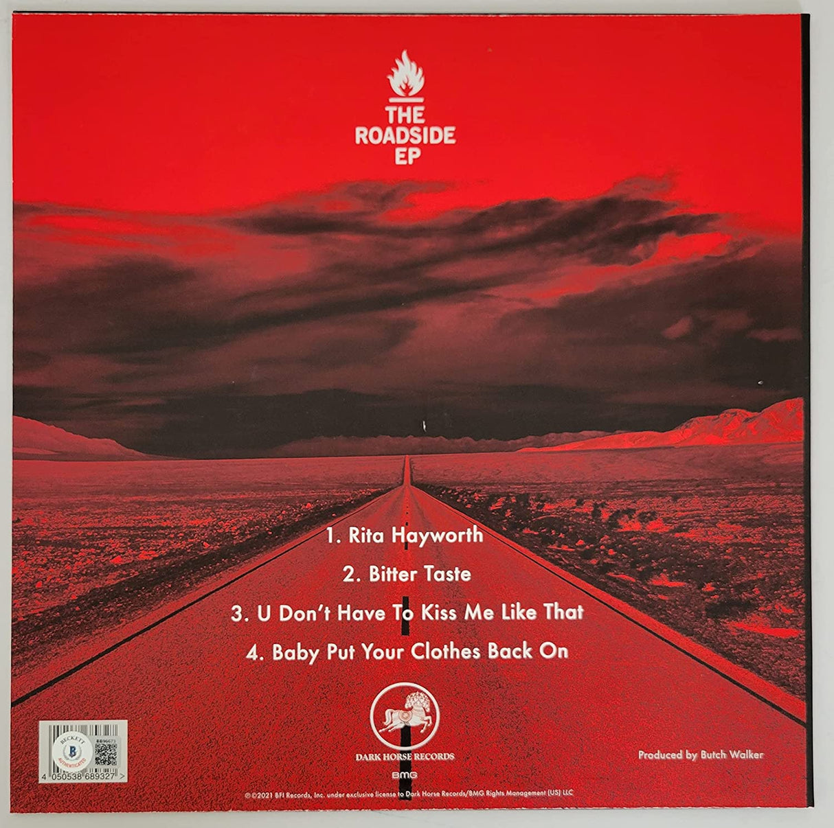 Billy Idol signed autographed The Roadside album vinyl record proof Beckett COA STAR