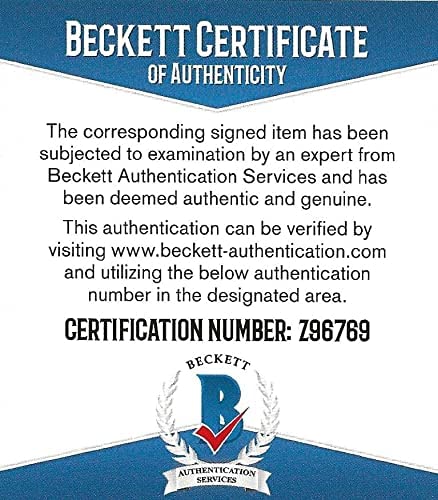 Kristaps Porzingis Mavericks NY Knicks signed NBA Basketball proof Beckett COA
