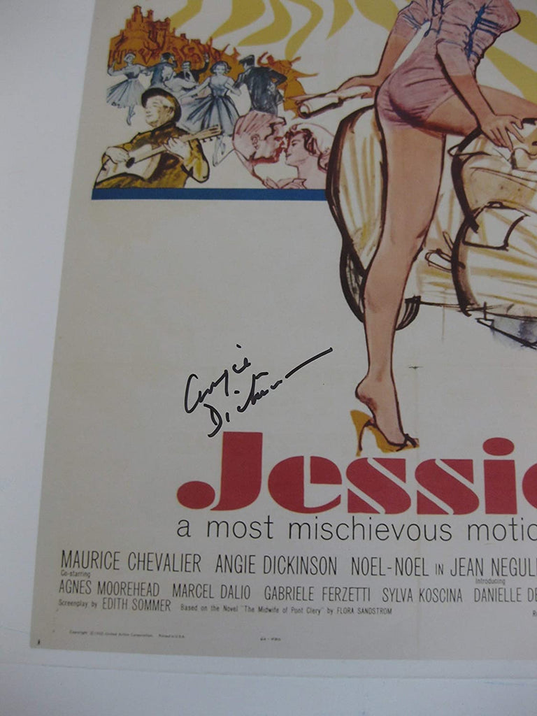 Angie Dickinson signed 12x18 Jessica movie photo poster COA proof STAR