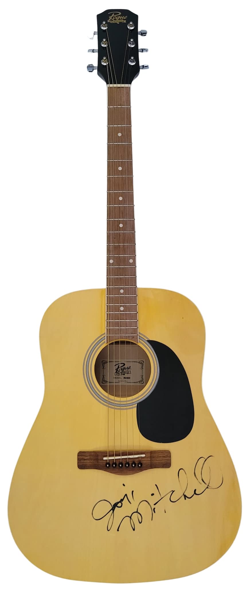 Joni Mitchell singer songwriter signed acoustic guitar COA exact Proof autograph STAR VERY RARE