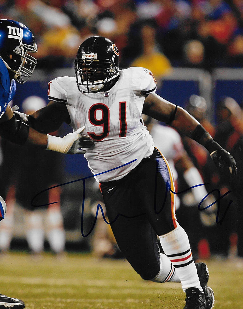 Tommie Harris Chicago Bears signed autographed 8x10 Photo proof COA