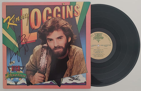 Kenny Loggins signed autographed High Adventure album vinyl proof Beckett COA STAR