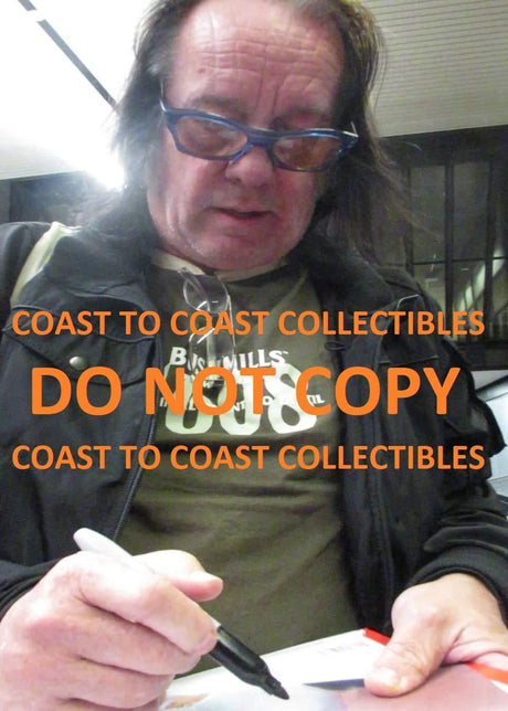 Todd Rundgren Utopia rock star signed, autographed, 8x10 photo,proof COA.
