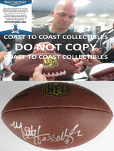 Matt Hasselbeck Seattle Seahawks signed autographed NFL Duke football proof Beckett COA