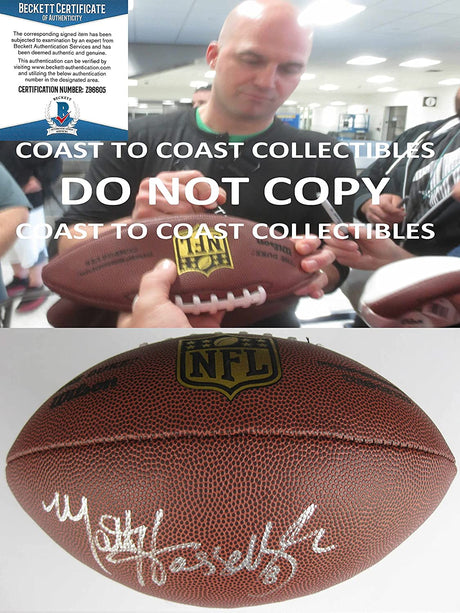 Matt Hasselbeck Seattle Seahawks signed autographed NFL Duke football proof Beckett COA