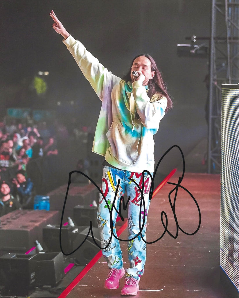 DJ Steve Aoki EDM Music Producer signed 8x10 Photo COA Proof autographed STAR..
