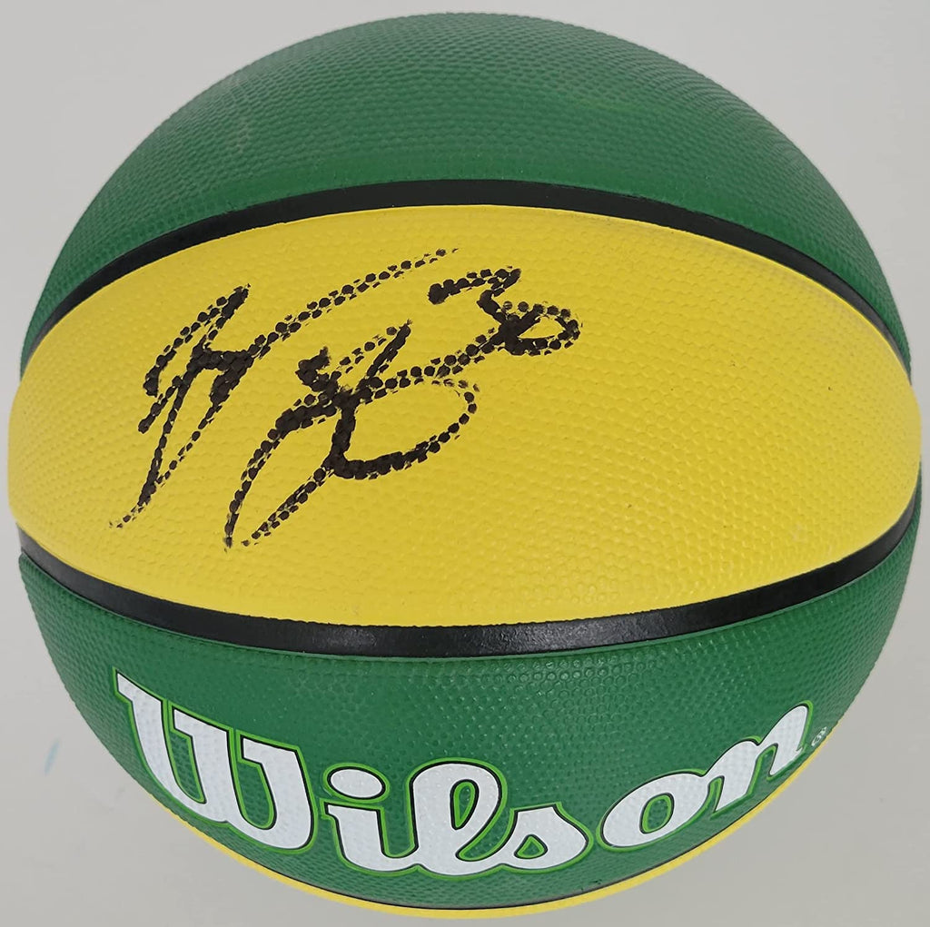 Breanna Stewart signed Seattle Storm logo basketball COA exact proof autographed