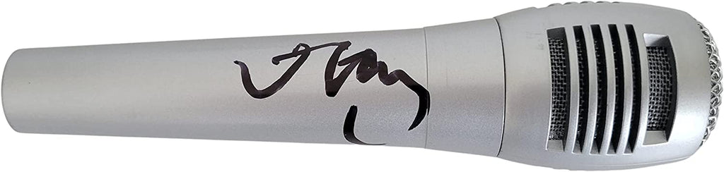 John Cougar Mellencamp signed microphone mic exact proof Beckett COA autographed STAR